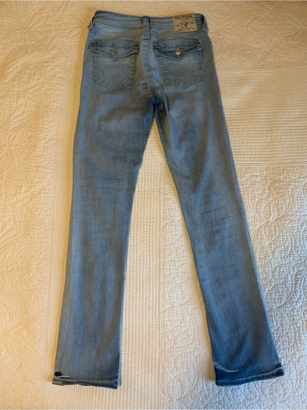 True Religion "Billie" Mid Rise Straight jeans